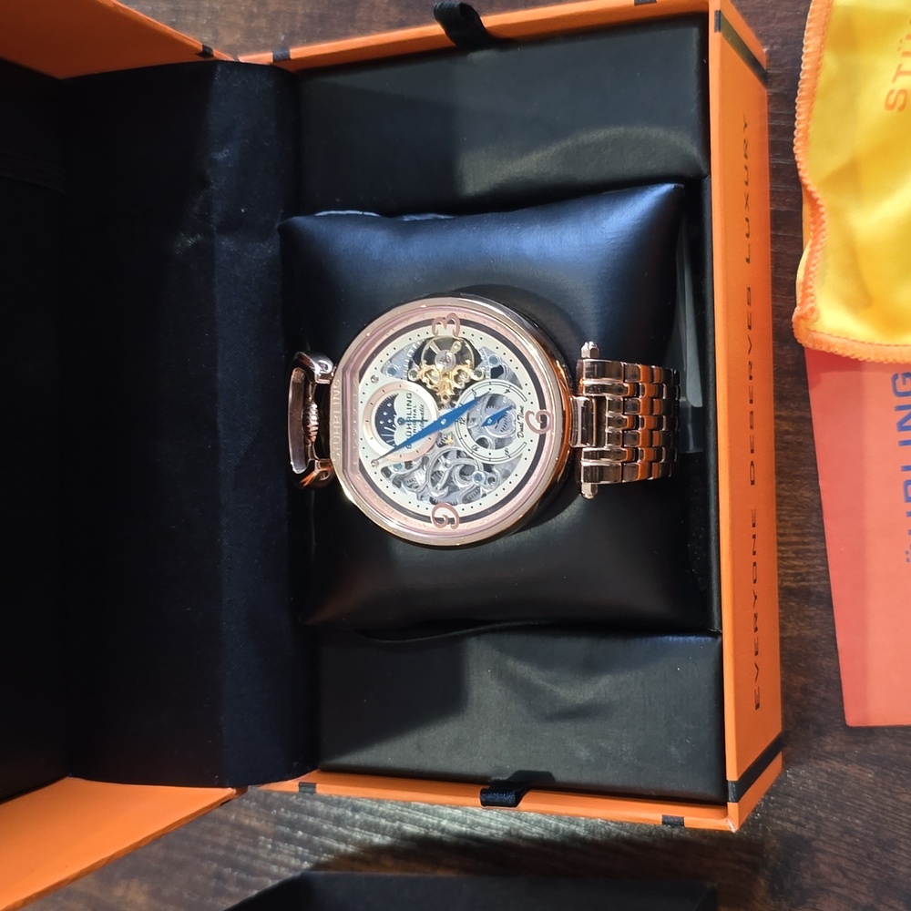 Stuhrling Rose Gold Watch